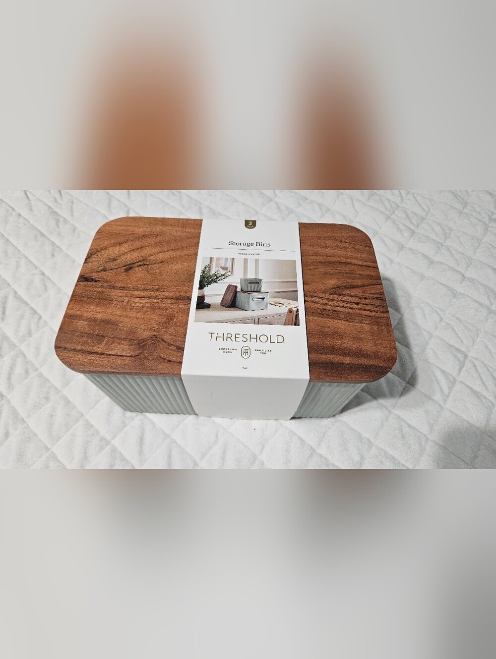 Desktop Storage Bins Set of 2  Threshold™